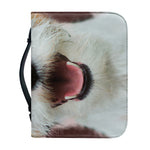Jack Russell Terrier Portrait Print Leather Bible Cover
