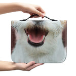 Jack Russell Terrier Portrait Print Leather Bible Cover