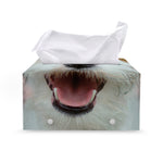 Jack Russell Terrier Portrait Print Leather Tissue Box Cover