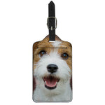 Jack Russell Terrier Portrait Print Luggage Tag