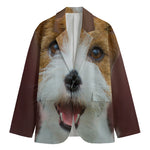 Jack Russell Terrier Portrait Print Men's Blazer