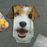Jack Russell Terrier Portrait Print Men's Bodysuit