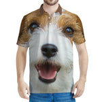 Jack Russell Terrier Portrait Print Men's Polo Shirt