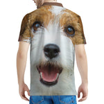 Jack Russell Terrier Portrait Print Men's Polo Shirt