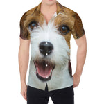 Jack Russell Terrier Portrait Print Men's Shirt