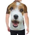 Jack Russell Terrier Portrait Print Men's Shirt