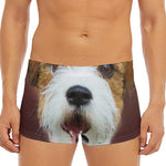 Jack Russell Terrier Portrait Print Men's Short Boxer Briefs