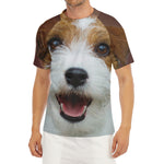 Jack Russell Terrier Portrait Print Men's Short Sleeve Rash Guard