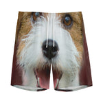 Jack Russell Terrier Portrait Print Men's Sports Shorts
