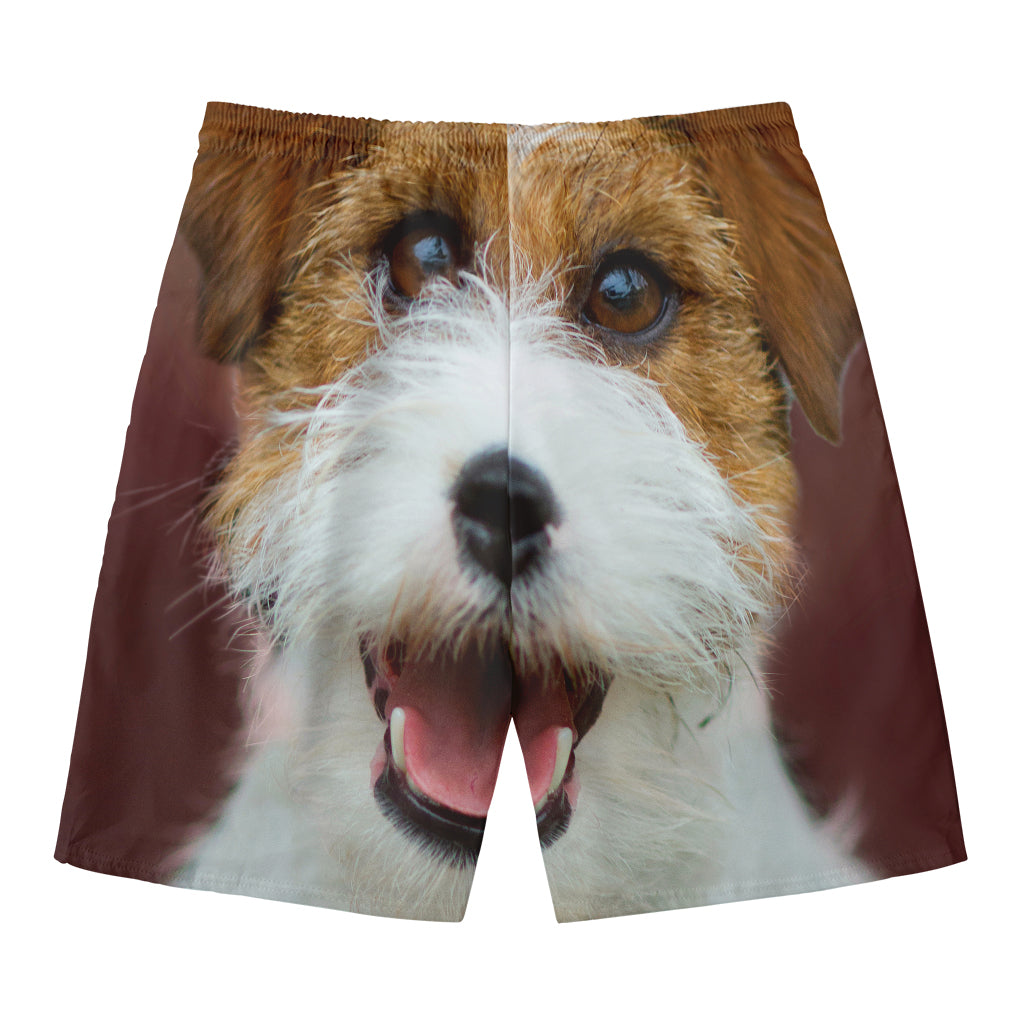 Jack Russell Terrier Portrait Print Men's Swim Trunks
