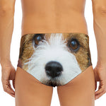 Jack Russell Terrier Portrait Print Men's Triangle Swim Briefs