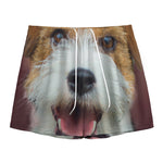 Jack Russell Terrier Portrait Print Mesh Shorts