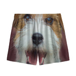 Jack Russell Terrier Portrait Print Mesh Shorts