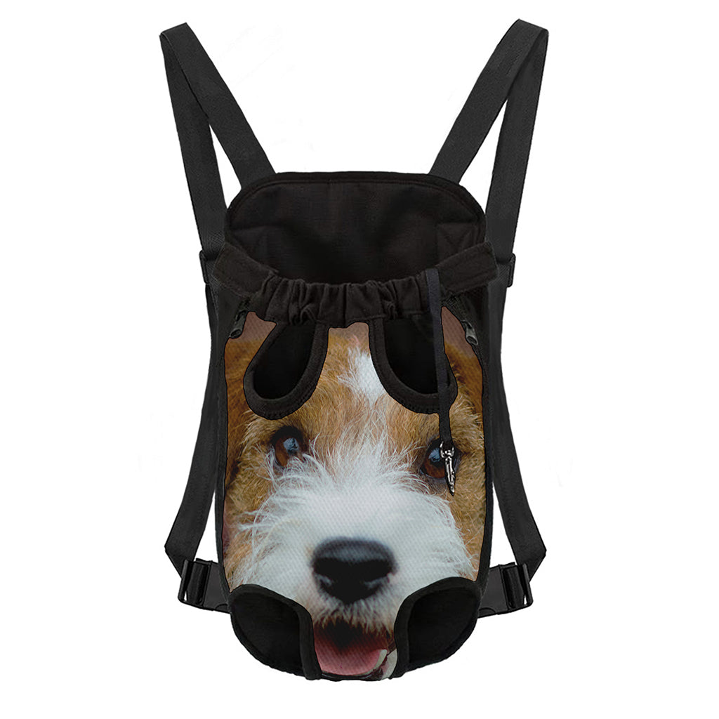 Jack Russell Terrier Portrait Print Pet Carrier Backpack