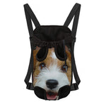 Jack Russell Terrier Portrait Print Pet Carrier Backpack