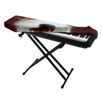 Jack Russell Terrier Portrait Print Piano Keyboard Cover