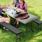 Jack Russell Terrier Portrait Print Picnic Table Cover