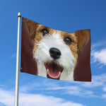Jack Russell Terrier Portrait Print Polyester Flag