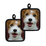 Jack Russell Terrier Portrait Print Pot Holders