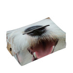 Jack Russell Terrier Portrait Print Rectangle Tissue Box Cover