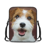 Jack Russell Terrier Portrait Print Rectangular Crossbody Bag