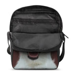 Jack Russell Terrier Portrait Print Rectangular Crossbody Bag