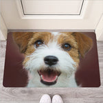 Jack Russell Terrier Portrait Print Rubber Doormat