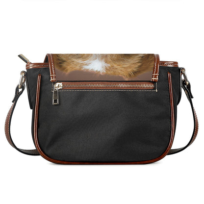 Jack Russell Terrier Portrait Print Saddle Bag