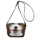 Jack Russell Terrier Portrait Print Saddle Bag