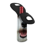 Jack Russell Terrier Portrait Print Single Neoprene Wine Tote