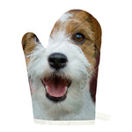 Jack Russell Terrier Portrait Print Single Oven Mitt