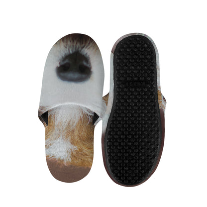 Jack Russell Terrier Portrait Print Slippers