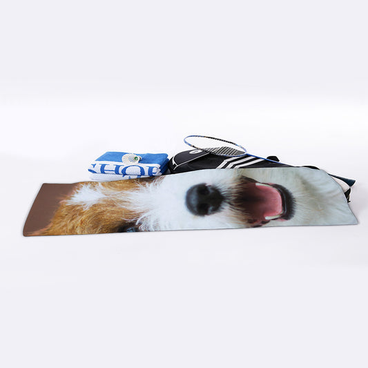 Jack Russell Terrier Portrait Print Sports Towel