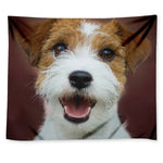 Jack Russell Terrier Portrait Print Tapestry