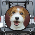 Jack Russell Terrier Portrait Print Tire Cover