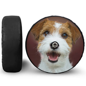 Jack Russell Terrier Portrait Print Tire Cover With Camera Hole