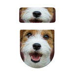 Jack Russell Terrier Portrait Print Toilet Lid And Tank Cover Set