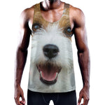 Jack Russell Terrier Portrait Print Training Tank Top