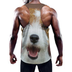 Jack Russell Terrier Portrait Print Training Tank Top