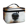 Jack Russell Terrier Portrait Print Travel Makeup Bag