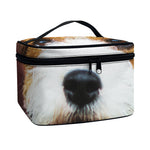 Jack Russell Terrier Portrait Print Travel Makeup Bag