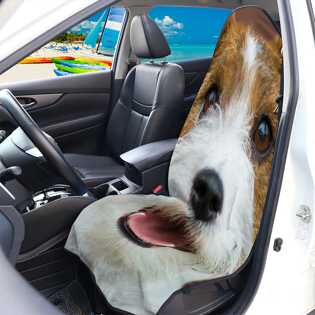 Jack Russell Terrier Portrait Print Waterproof Car Seat Cover