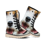 Jack Russell Terrier Portrait Print Winter Boots