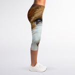 Jack Russell Terrier Portrait Print Women's Capri Leggings