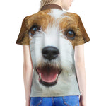 Jack Russell Terrier Portrait Print Women's Polo Shirt