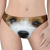 Jack Russell Terrier Portrait Print Women's Thong