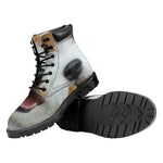Jack Russell Terrier Portrait Print Work Boots