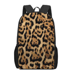 Jaguar Fur Pattern Print 17 Inch Backpack
