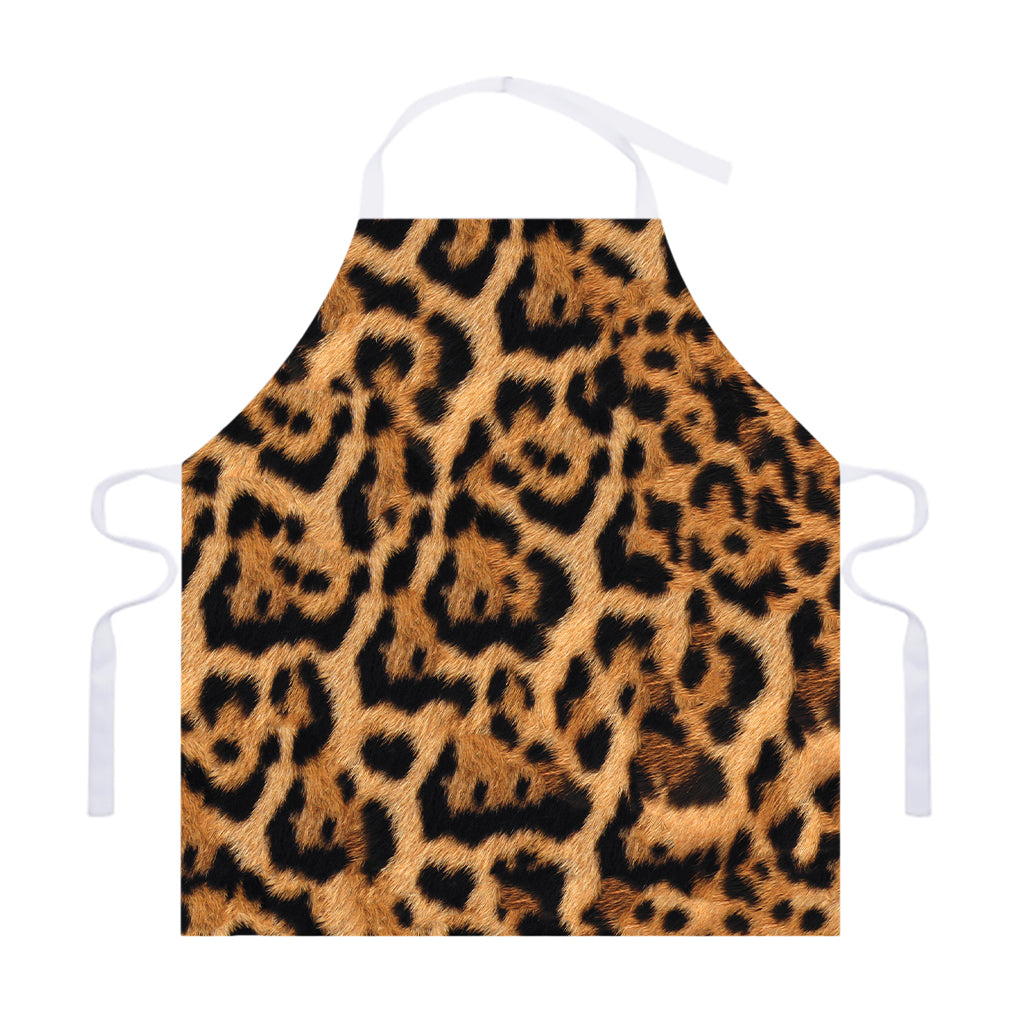Jaguar Fur Pattern Print Adjustable Apron