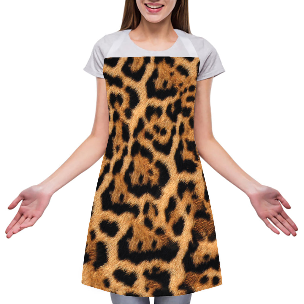 Jaguar Fur Pattern Print Adjustable Apron